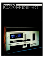 Tandberg TCD-310 - Brochure 